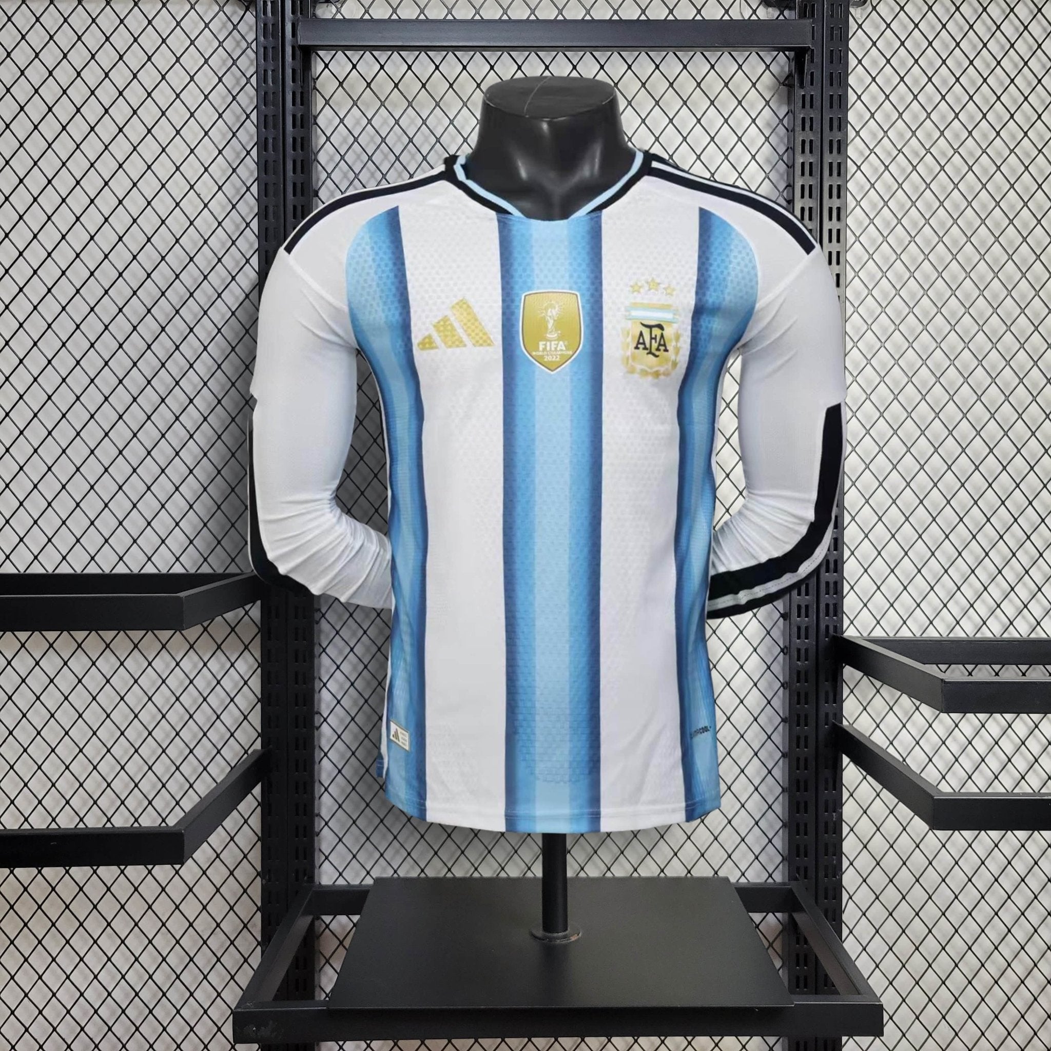 Argentina Mundial Local Manga Larga Versión Jugador 2026 Mundial - Bota de Oro Tienda