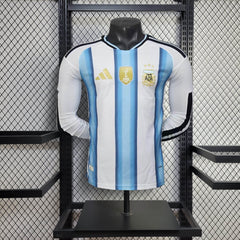 Argentina Mundial Local Manga Larga Versión Jugador 2026 Mundial - Bota de Oro Tienda