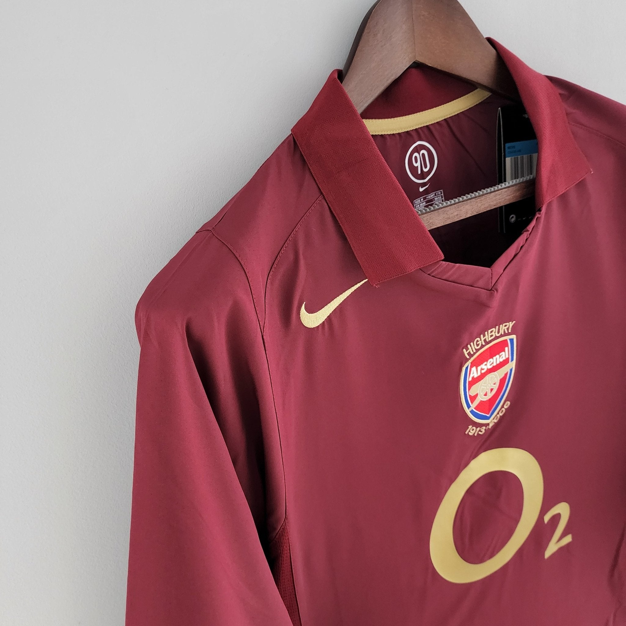 ARSENAL I 05/06 MANGA LARGA HOMBRE (RETRO) - Bota de Oro Tienda