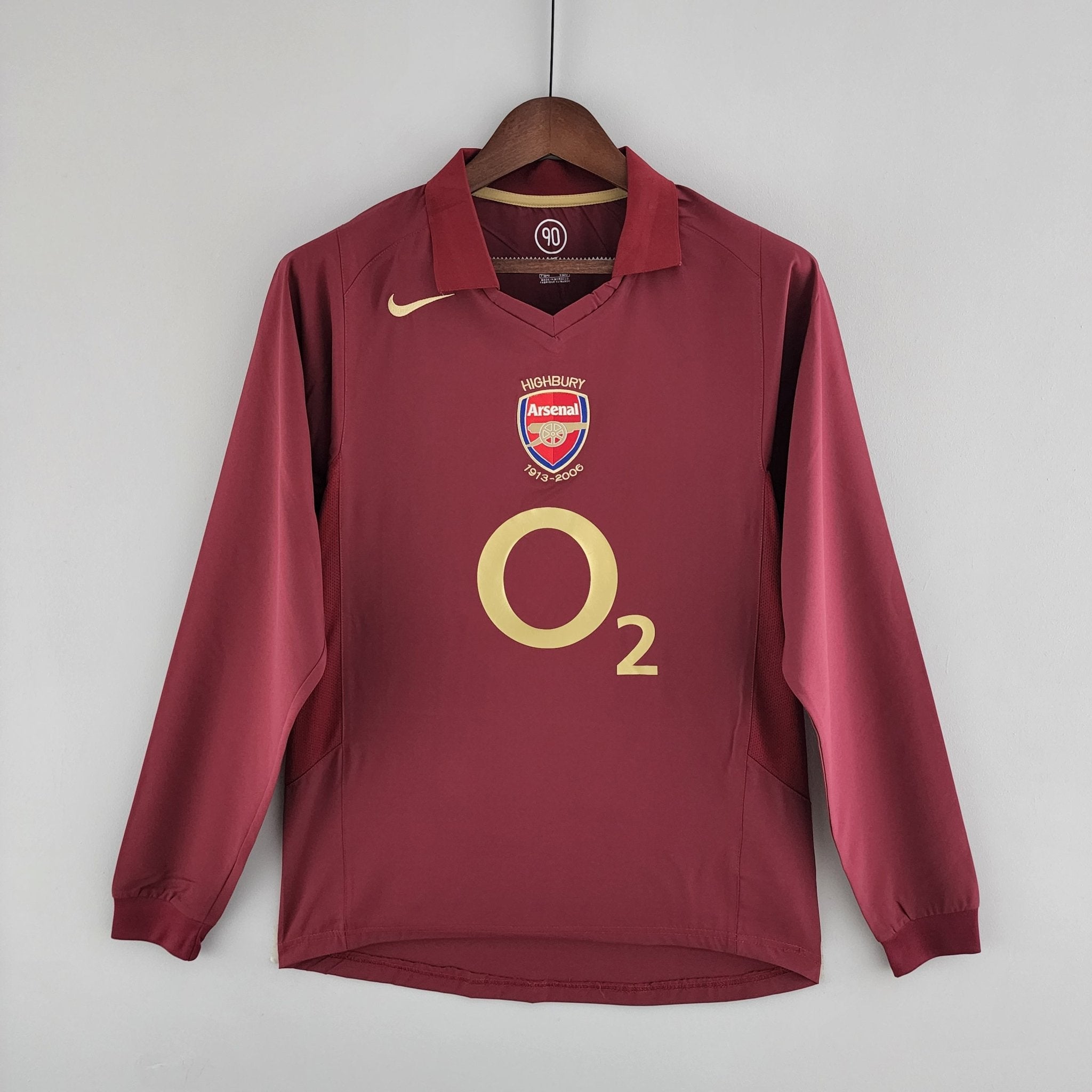 ARSENAL I 05/06 MANGA LARGA HOMBRE (RETRO) - Bota de Oro Tienda