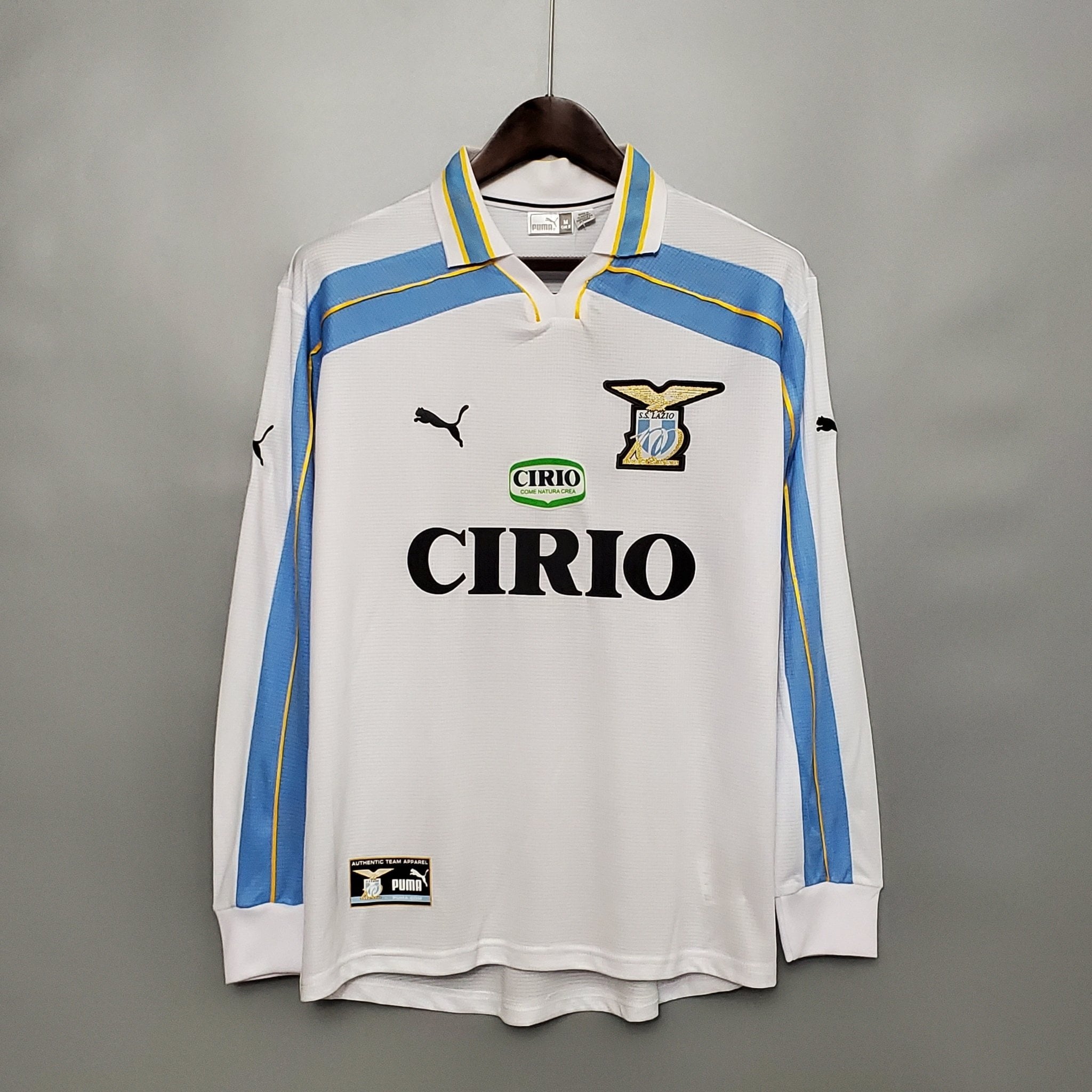 LAZIO II 00/01 HOMBRE (RETRO) MANGA LARGA - Bota de Oro Tienda