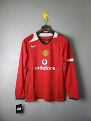 MANCHESTER UNITED I 2005 HOMBRE (RETRO) MANGA LARGA - Bota de Oro Tienda