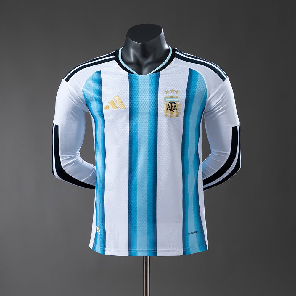 Argentina Local Manga Larga Versión Jugador 2026 Mundial - Bota de Oro Tienda