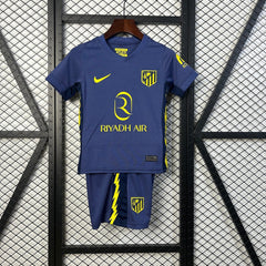 ATLÉTICO DE MADRID SEGUNDA EQUIPACIÓN 25/26 NIÑOS - Bota de Oro Tienda