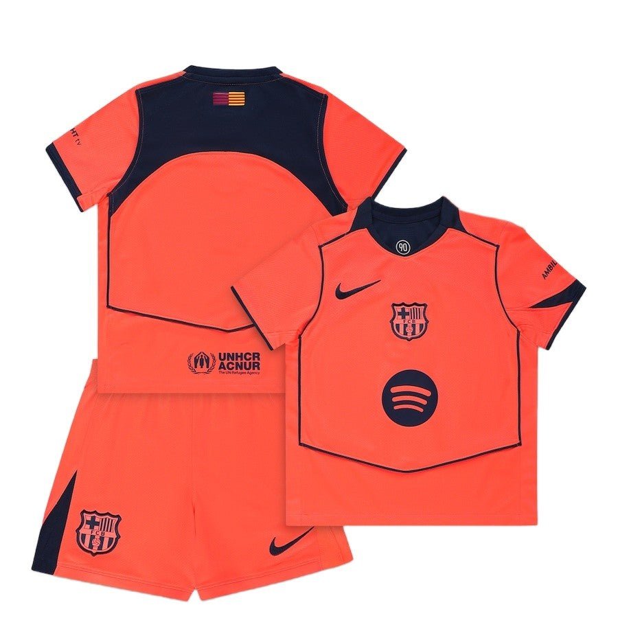 BARCELONA III 25/26 CONJUNTO INFANTIL - Bota de Oro Tienda