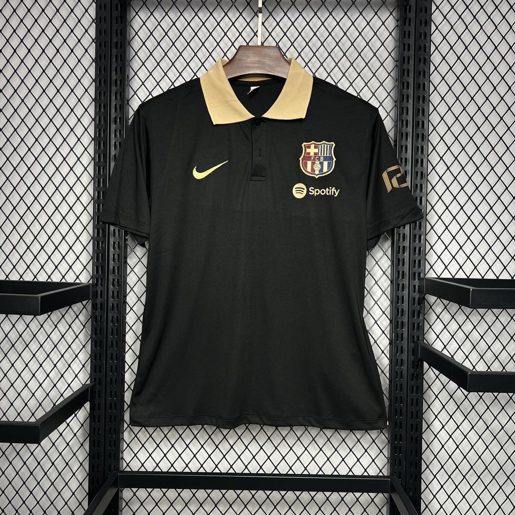BARCELONA POLO BLACK 24/25 HOMBRE - Bota de Oro Tienda
