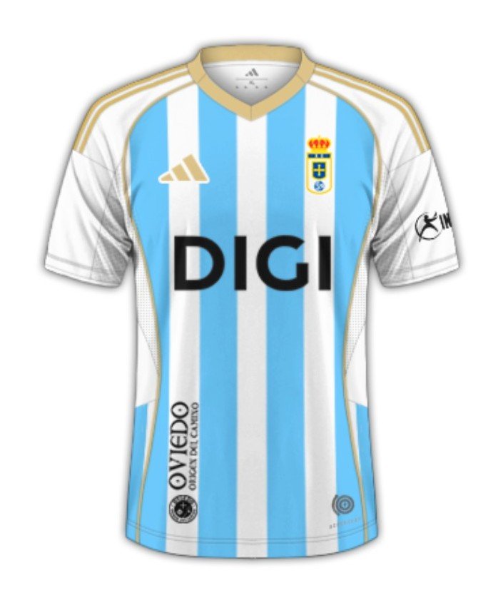 CAMISETA REAL OVIEDO TERCERA EQUIPACION 25/26 HOMBRE - Bota de Oro Tienda