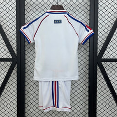 FRANCIA SEGUNDA EQUIPACIÓN 1998 NIÑOS RETRO - Bota de Oro Tienda