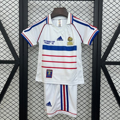 FRANCIA SEGUNDA EQUIPACIÓN 1998 NIÑOS RETRO - Bota de Oro Tienda