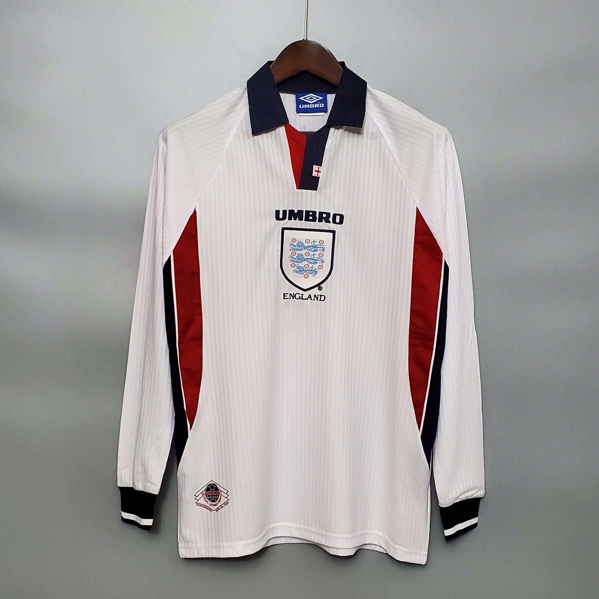 INGLATERRA I 1998 HOMBRE (RETRO) MANGA LARGA - Bota de Oro Tienda