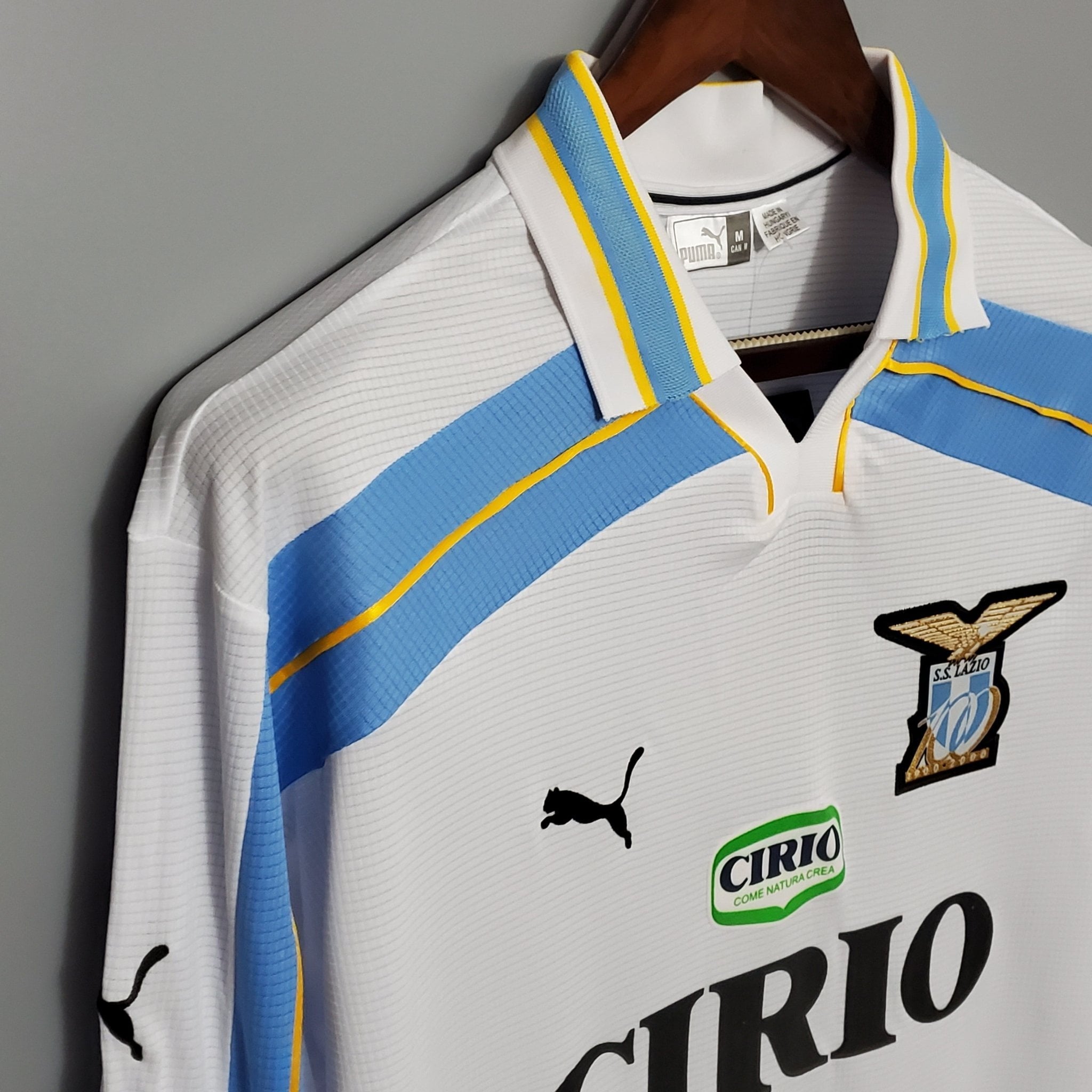 LAZIO II 00/01 HOMBRE (RETRO) MANGA LARGA - Bota de Oro Tienda