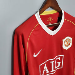 MANCHESTER UNITED I 06/07 HOMBRE (RETRO) MANGA LARGA - Bota de Oro Tienda