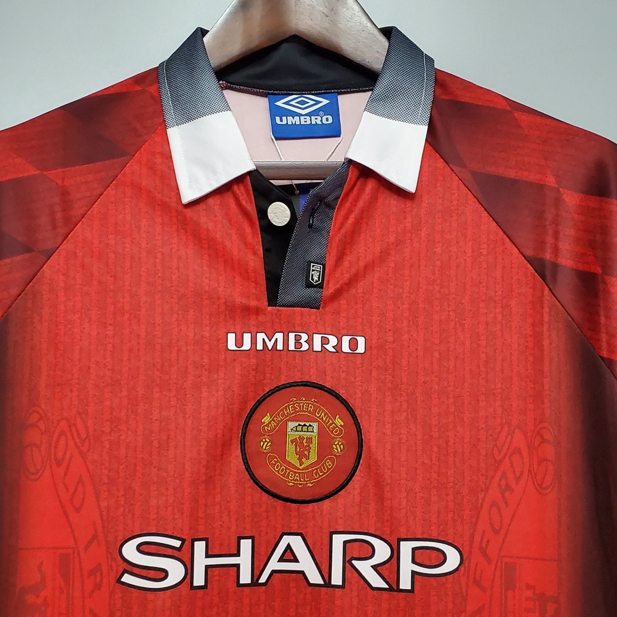 MANCHESTER UNITED I 1996 HOMBRE (RETRO) MANGA LARGA - Bota de Oro Tienda