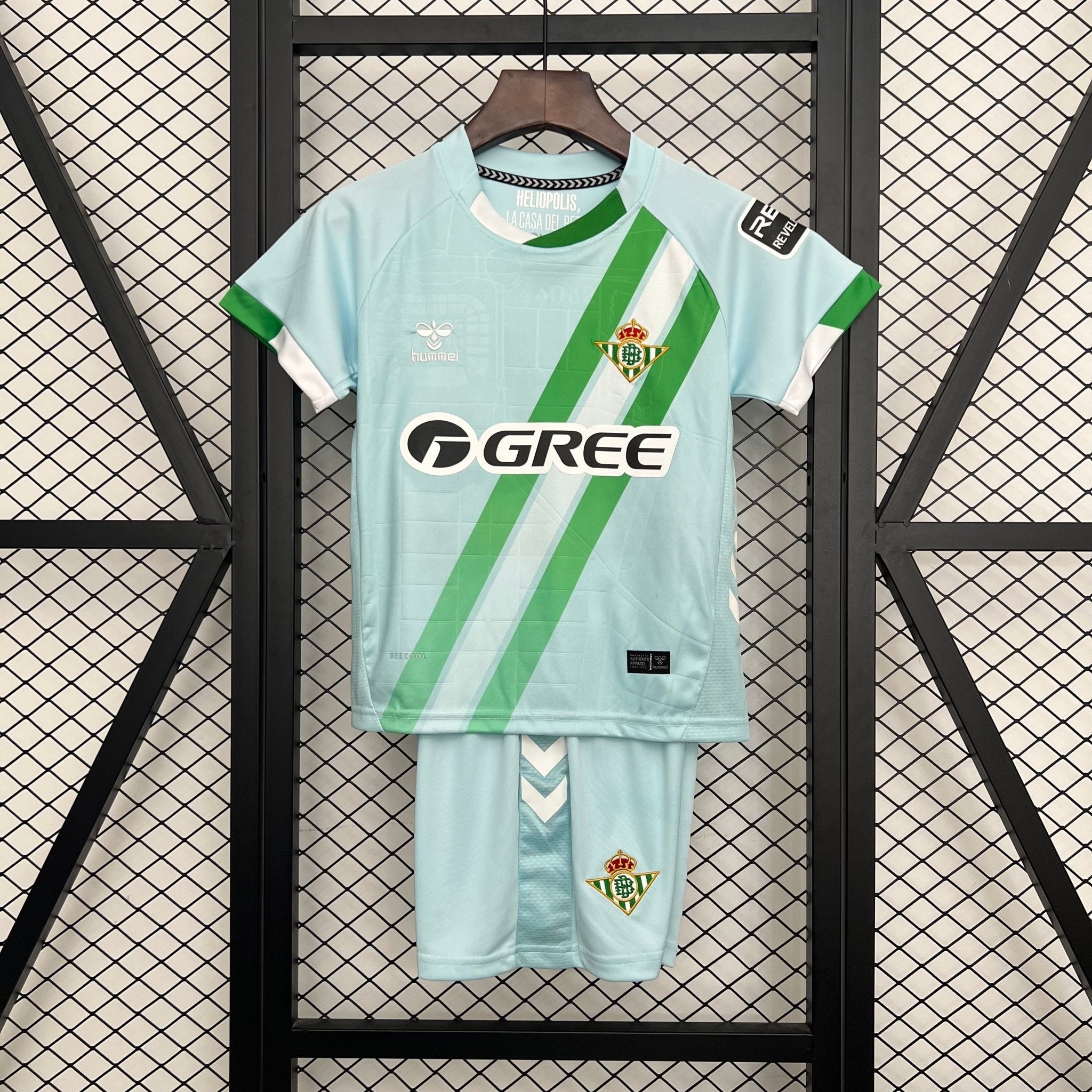 REAL BETIS SEGUNDA EQUIPACIÓN 25/26 NIÑOS - Bota de Oro Tienda